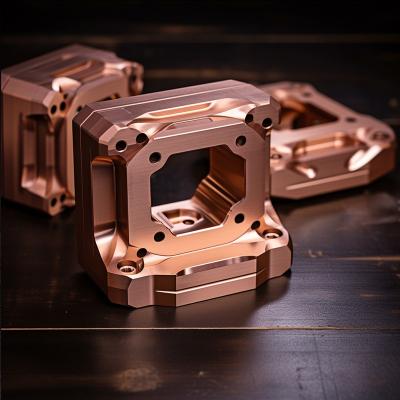 China Customized CNC Copper Parts Non Standard CNC Machining Spare Parts for sale