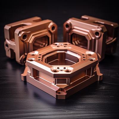 China High Precision CNC Copper Parts , Aerospace Industrial CNC Milling Components for sale
