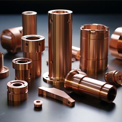 China High Precision CNC Copper Parts Machining Turning For Construction Agriculture for sale