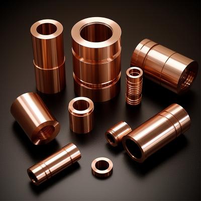 China High Precision Copper Auto Parts , CNC Turning Machining Aerospace Components for sale