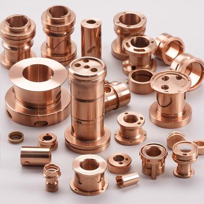 China ODM CNC Copper Parts Precision Machining Services Small CNC Turned Parts for sale