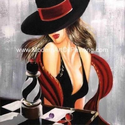 China 100% Handmade Modern Art Oil Painting Canvas Casino Pop  Gaming Wall Art for sale