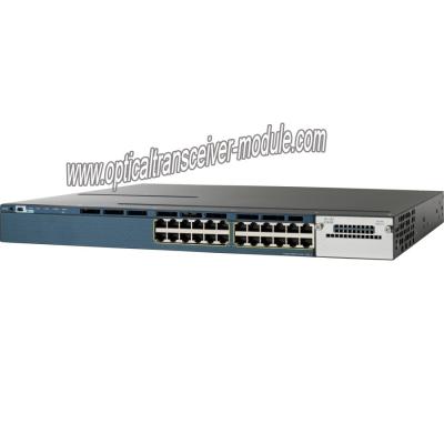 China Cisco Switch Ws-C3560x-24t-L Fiber Optic Switch 24 Port Data Lan Base Fully Managed for sale