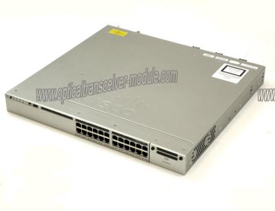 China Interruptor de Gigabit Ethernet del puerto del interruptor WS-C3850-24P-S 24 de la red de Ethernet de Cisco en venta