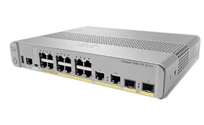 China WS-C3560CX-12PD-S Cisco Catalyst 3560-CX 12 puertos de conmutador compacto de capa 3 POE- 12 x 10/100/1000 puertos Ethernet en venta