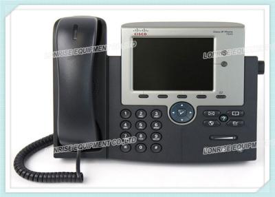 China Línea pantalla a color del teléfono dos de CP-7945G Cisco Voip del sistema de teléfono de Cisco en venta