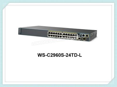 China Cisco comuta o catalizador 2960S 24 Gige do interruptor dos ethernet de WS-C2960S-24TD-L, 2 base do Lan de X 10G SFP+ à venda