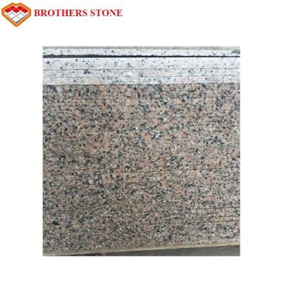 China Natural Stone Cherry Red Granite Tile For Flooring / Wall Cladding for sale