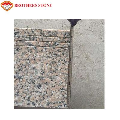 China Peach Red / Natural Pink Granite 3cm Granite Slab For Kitchen Countertops for sale