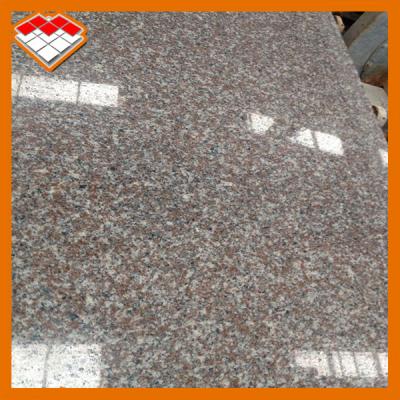 China Maple Leaf Red Polished Honed Granite Stone Tiles For Wall Stairs for sale