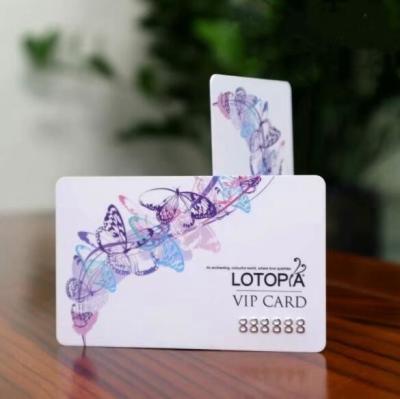 China Magnetic Stripe Custom Plastic VIP Cards for sale