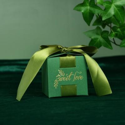 China Wedding Desktop Cardboard Gift Packaging Boxes For Chocolate  6x6x6cm for sale