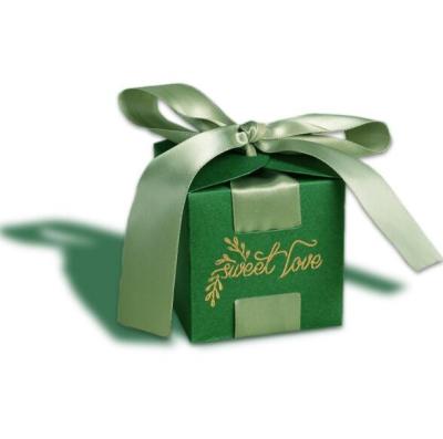 China Wedding Desktop Cardboard Gift Packaging Boxes For Chocolate  6x6x6cm for sale