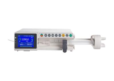 China Lightweight Stackable Medical Syringe Pump 130Kpa 26Kpa Occlusion Syringe Driver for sale