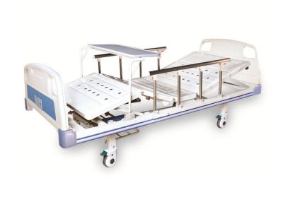 China RHC Medical Double Shaker Manual Nursing Bed Hospital ICU Bed 2150x950x500mm for sale