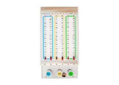 China Six Tubes Flowmeter Anesthesia With Oxygen Flow 0.1-10l/Min And Air Flow 0.1-10l/Min for sale