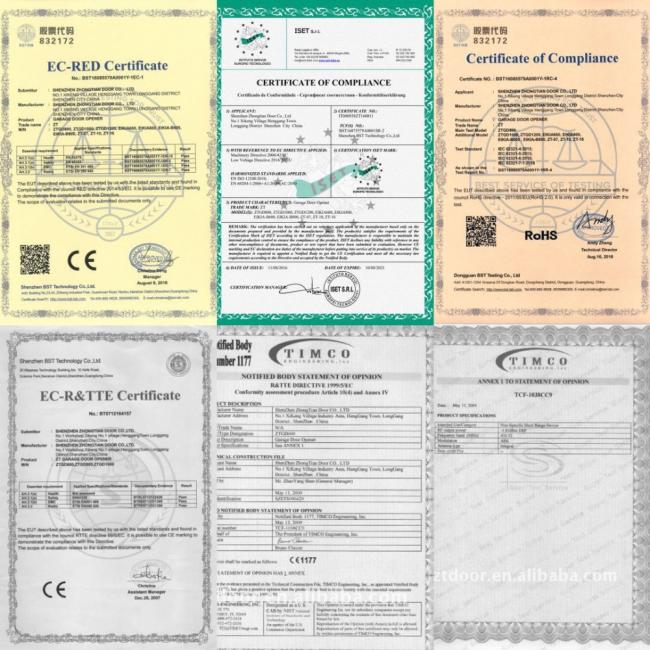 Certificates