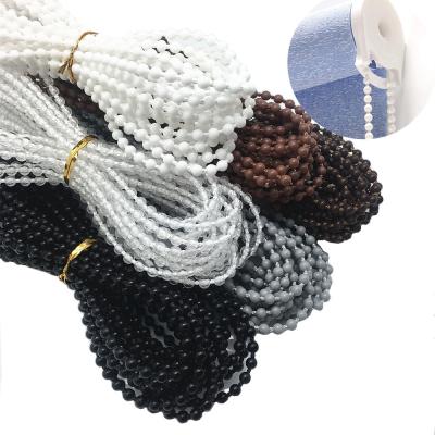 China Hot Selling Plastic  4.5*6 Mm Roller Blinds Components Roller Shade Plastic Roller Blinds Ball Chain for sale
