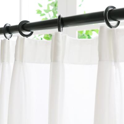 China Plain Color Window Gauze Sheers Curtain All Season Environmental Friendly for sale