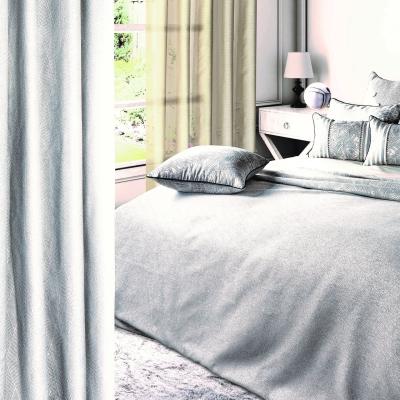 China Eco Friendly Ready Made Luxury Curtains For Bedroom Left And Right Biparting Open en venta