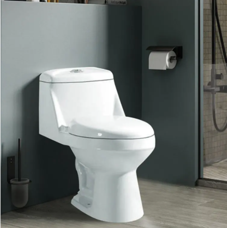 UPC Siphonic One Piece Toilet S Trap Commode 630*350*830mm 2