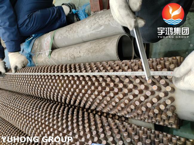 Studded Finned Tube ASTM A312 TP304 with 11Cr Fins