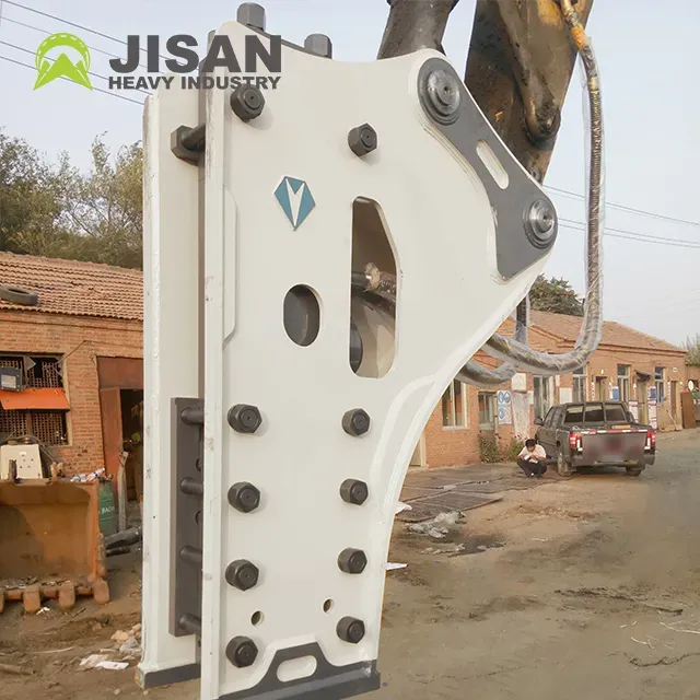 Hydraulic Rock Breaker Hammer Demolition Breaker with Chisel 140mm