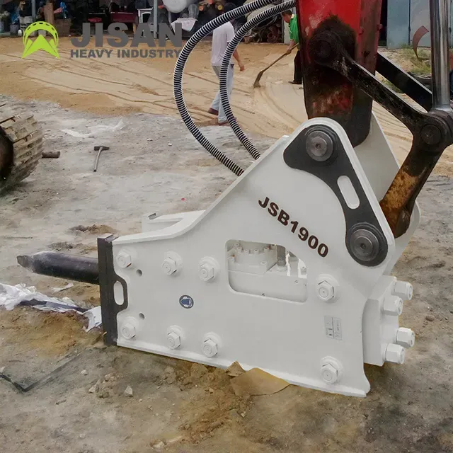 Hydraulic Rock Breaker Hammer Demolition Breaker with Chisel 140mm