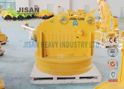 China Round Type Steel Scrap Lifting Magnet Ripper For Crane Or Excavator Attachment for sale