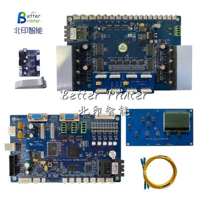 China Double Station Direct Jet Printer Epson Printer Board Set Double I3200 Printer Parts For Hot Stamping Machine for sale