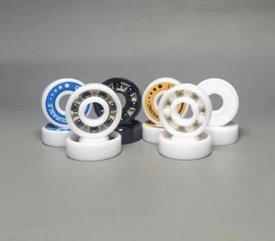 China High Speed 608 Ceramic Bearings For Roller Skates Skateboard ZrO2 Si3N4 SSiC Te koop