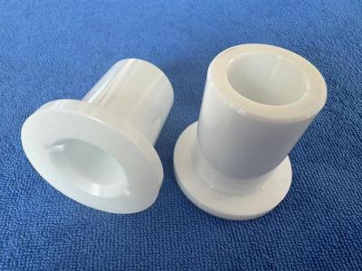 China White Pumps Ceramic Sliding ZrO2 Bearings Sleeve Bushing with Step for sale