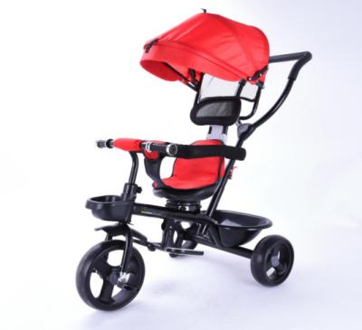 China CE Certified Anti Slip  Stroller Trike Combo Little Kids Tricycle With Push Handle for sale