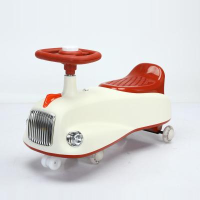 China Carro de cinco rodas Wiggle Ride Toy Wiggle Twist Carro com rodas LED Anti-Rollover à venda