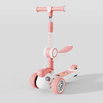 Китай 3-колесные скутеры для детей Kick scooter для малышей 3-6 лет мальчики и девочки скутер со светлыми колесами продается