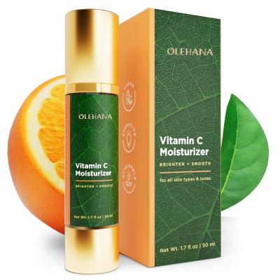 China brightening and smooth face skin care for vitaminc face cream with VitaminE and aloe vera boost for sale