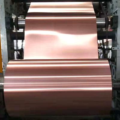 China Copper Coil Foil 0.1Mm Copper Foil For Battery C11000 Etp Tu1 Copper Strip Coil Manufacturer for sale