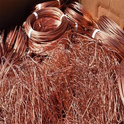 China Bright Aluminum Copper Wire Scrap 99.99% Metal Red Grade A for sale