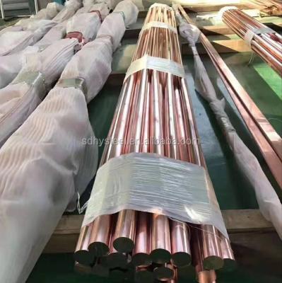 China C11000 Barras de cobre de latón súper puro Rodas redondas de longitud plana 300-6000 en venta