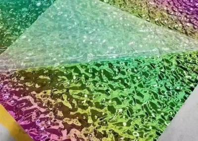 China Hoja de acero inoxidable de la ondulación del agua del espejo de PVD para la decoración del techo en venta