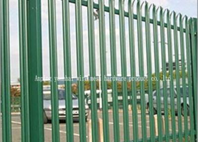 中国 熱い浸された電流を通された鋼鉄防御フェンスの柵の防御フェンス 販売のため