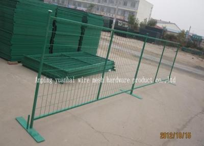 Chine Le PVC a enduit la maille provisoire de sécurité clôturant 2400x2100mm pour l'OEM/ODM d'arrière-cour à vendre