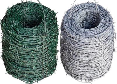 China Modern Coiled Steel Barbed Wire Wear Resistance Hot - Dip Zinc Plating for sale