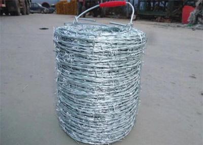 China Customized  Decorative 12.5 Gauge Barbed Wire Anti Aging High Strength for sale