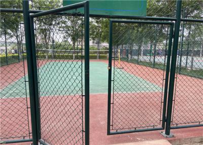 China Galvanized Temporary Chain Link Fencing Cyclone / Diamond Mesh 4.0mm For Garden for sale