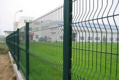 China Pvc Coated Curved / Triangle Bending Brc Mesh Fencing for sale