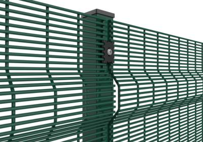 China Pvc Coating Safety Guardrail Prevents Climbing Prison Mesh Fencing for sale