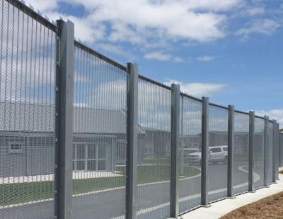 China Low Carbon Steel Wire Clear View Anti Climb 358 Security Fencing 1.8*2.5m for sale