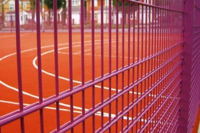 China Pvc 545 Twin Wire Fence Horizontal Welded Panels For Security for sale