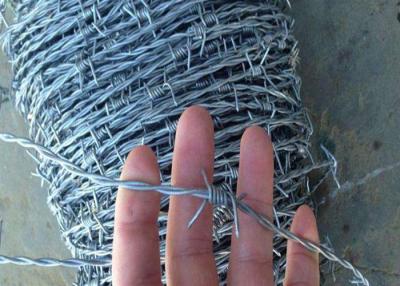 China El electro protector del alambre de púas de 2,0 milímetros de la torsión de acero del doble galvanizó completamente en venta